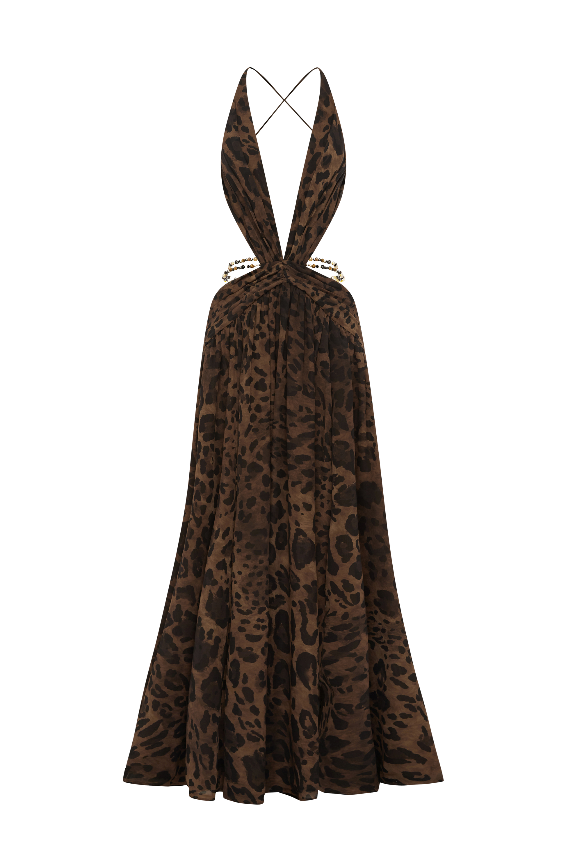 Indianna Maxi Dress - Leopard Print