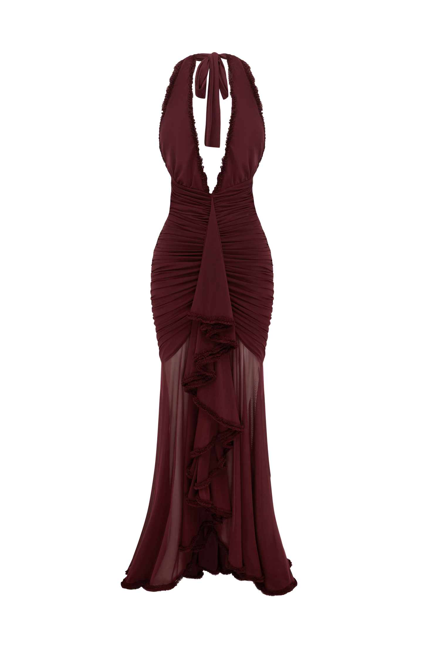 Janessa Maxi Dress - Cherry Lacquer