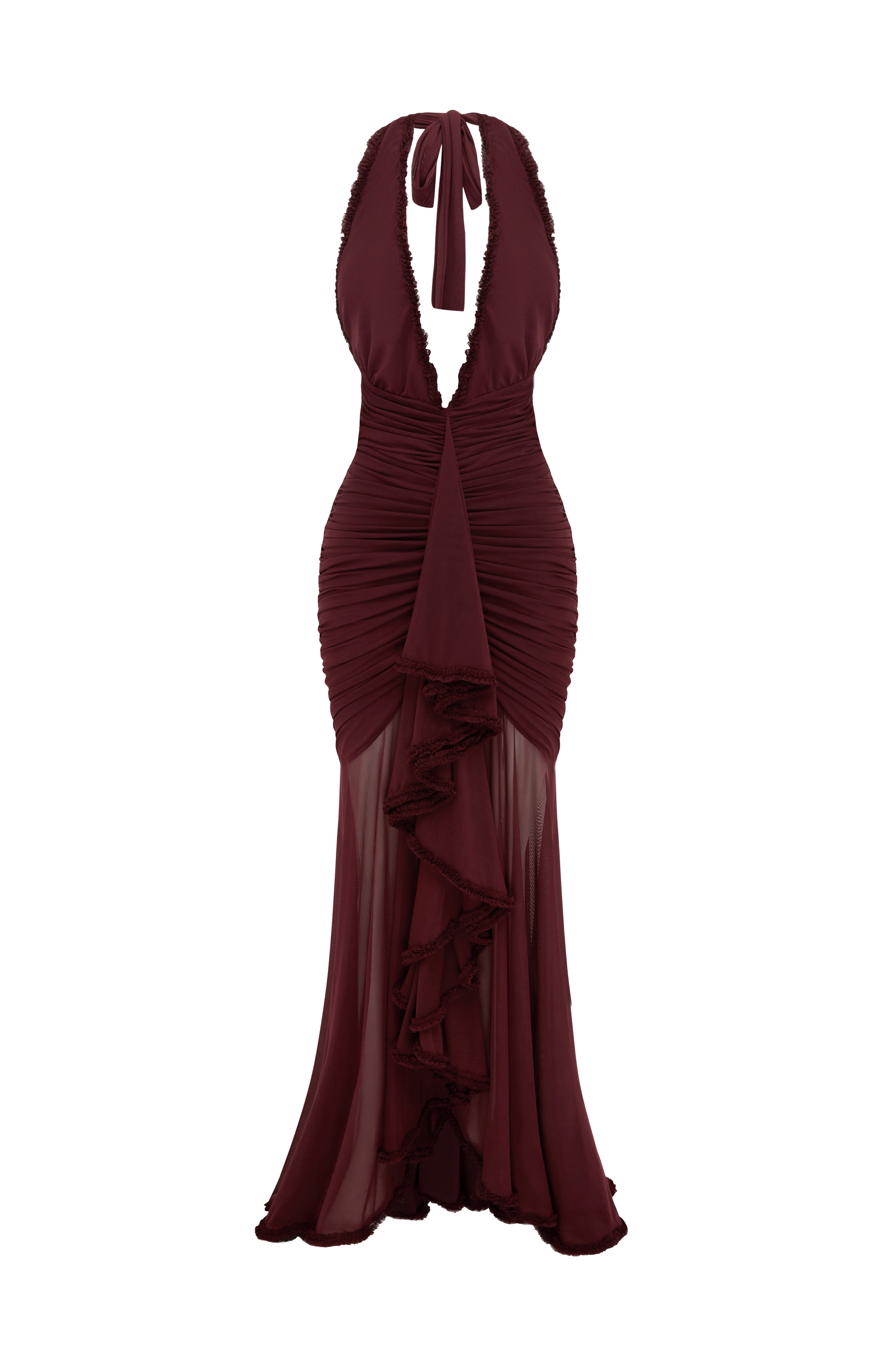 Janessa Maxi Dress - Cherry Lacquer