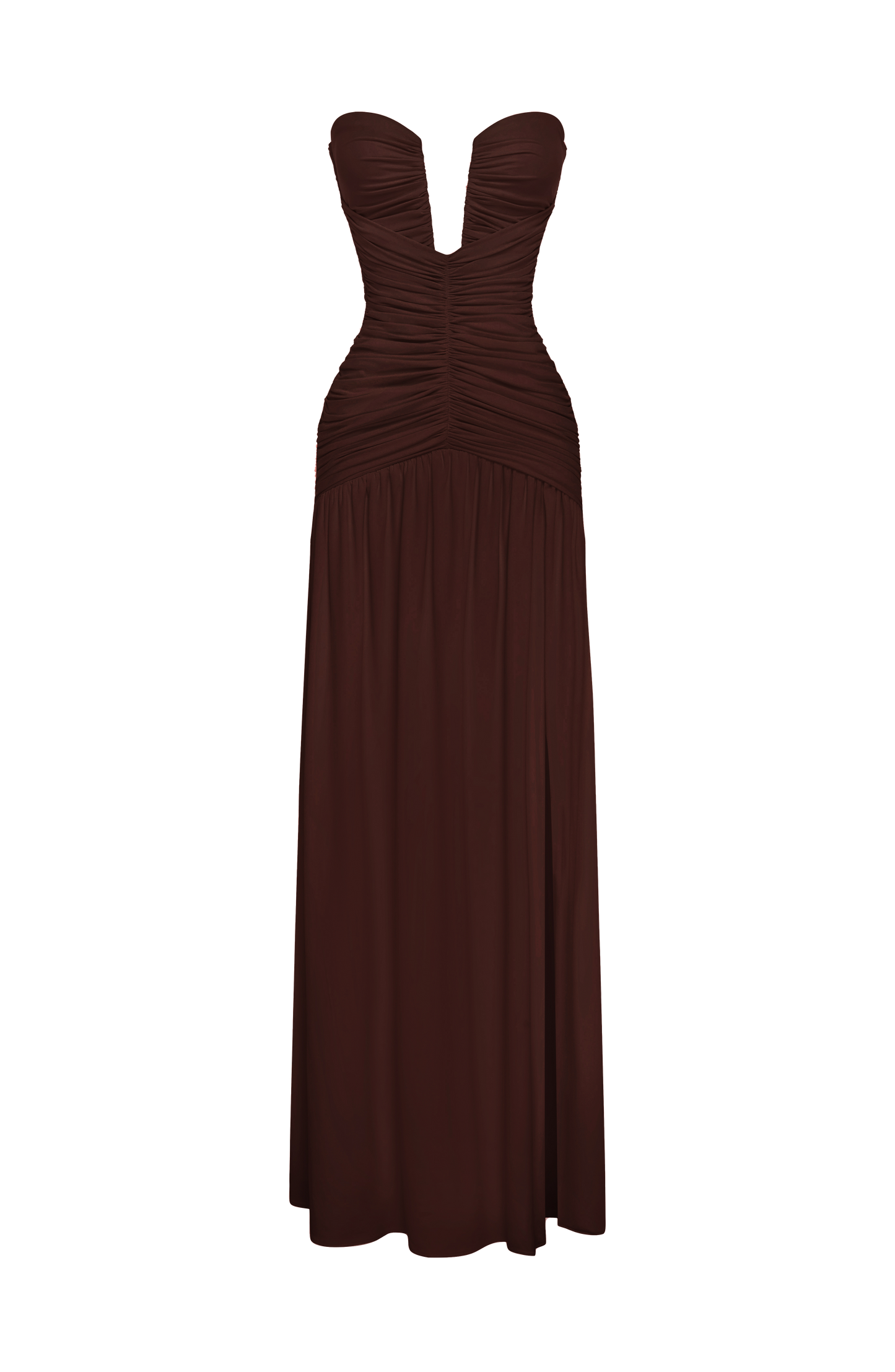 Junia Maxi Dress - Plum Brown