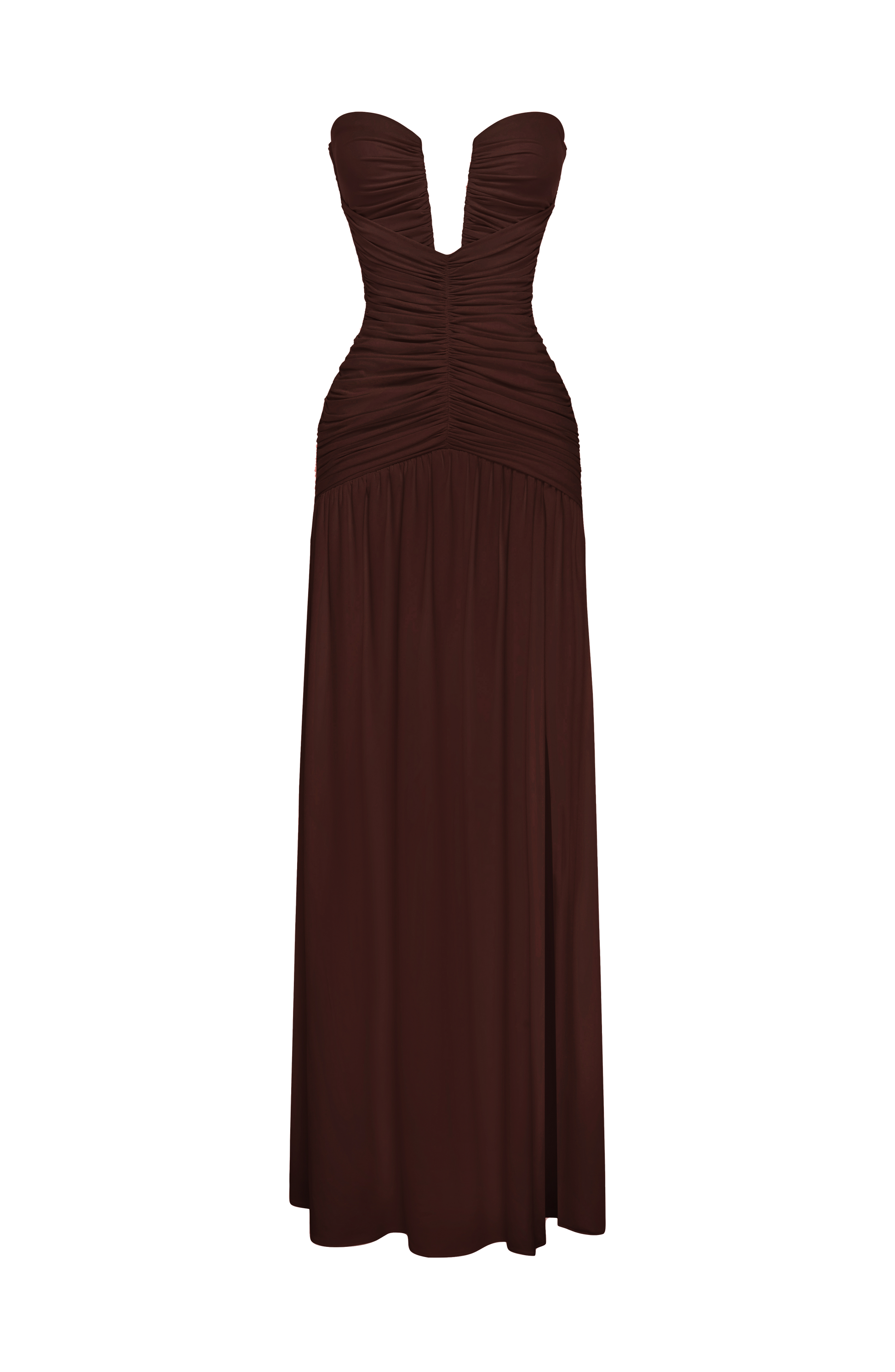 Junia Maxi Dress - Plum Brown
