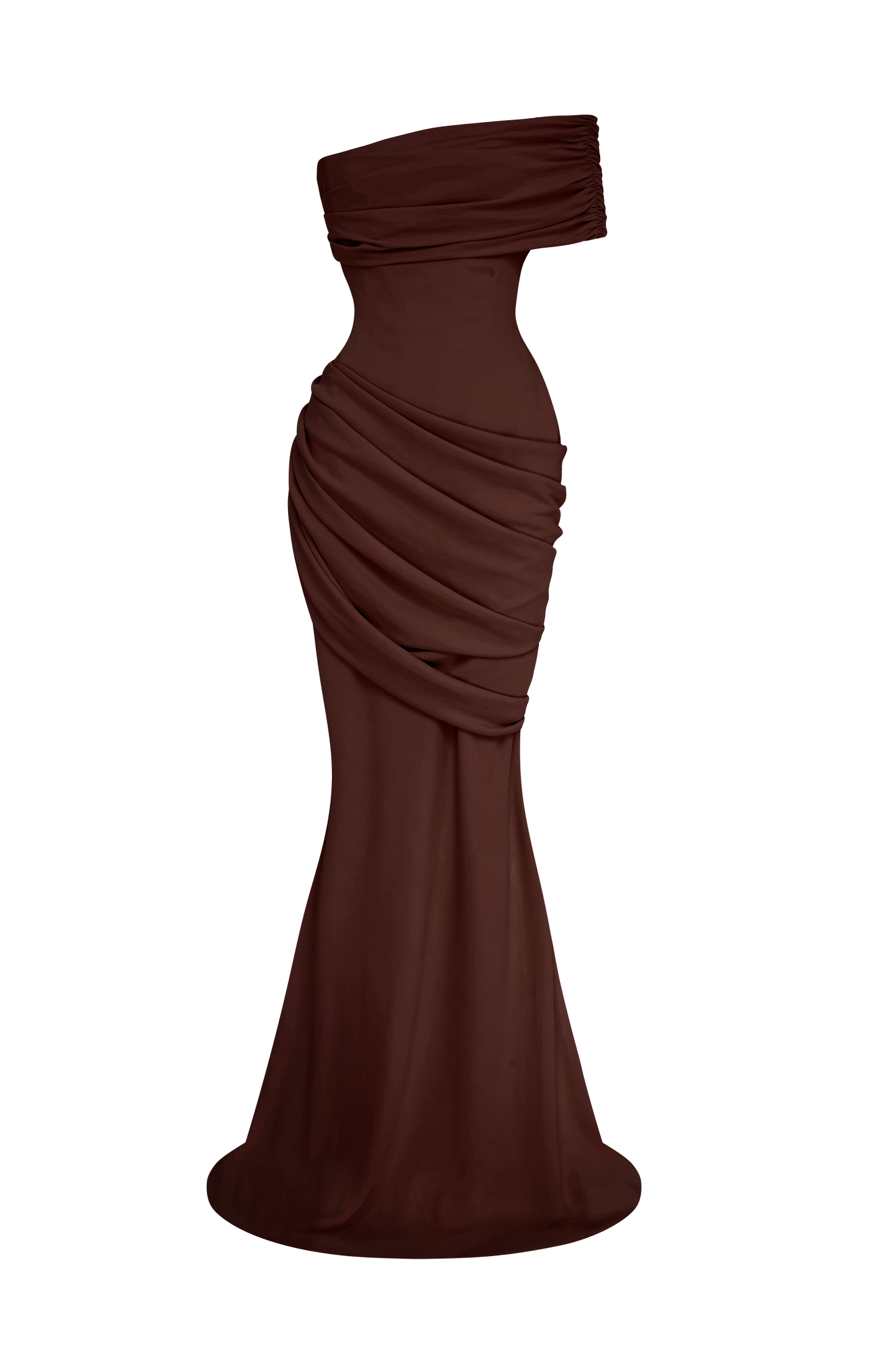 Kasia Gown - Plum Brown