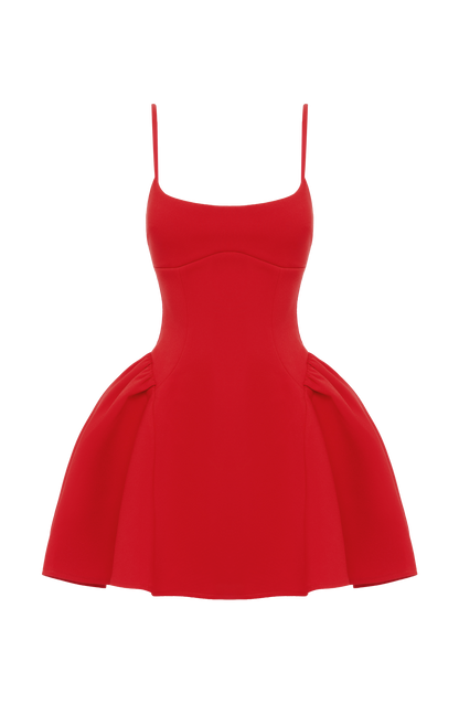 Kiah Mini Dress - Red
