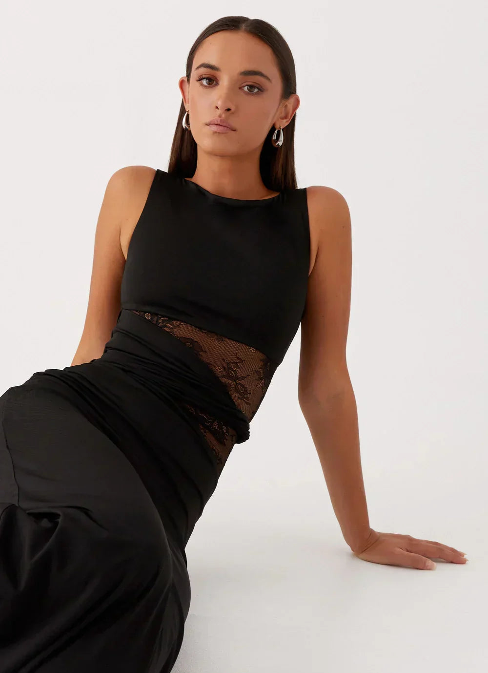 Liliana Mesh Maxi Dress