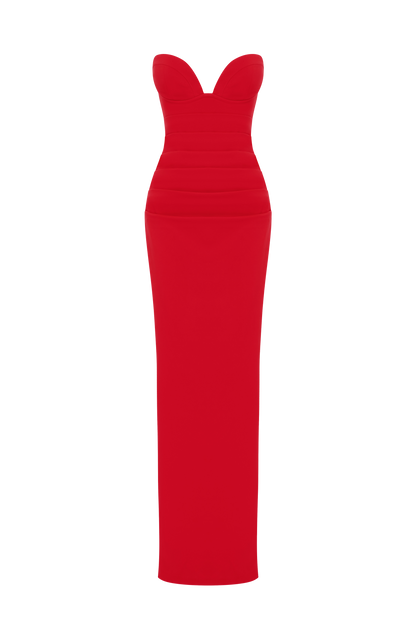 Lindsey Maxi Dress - Red