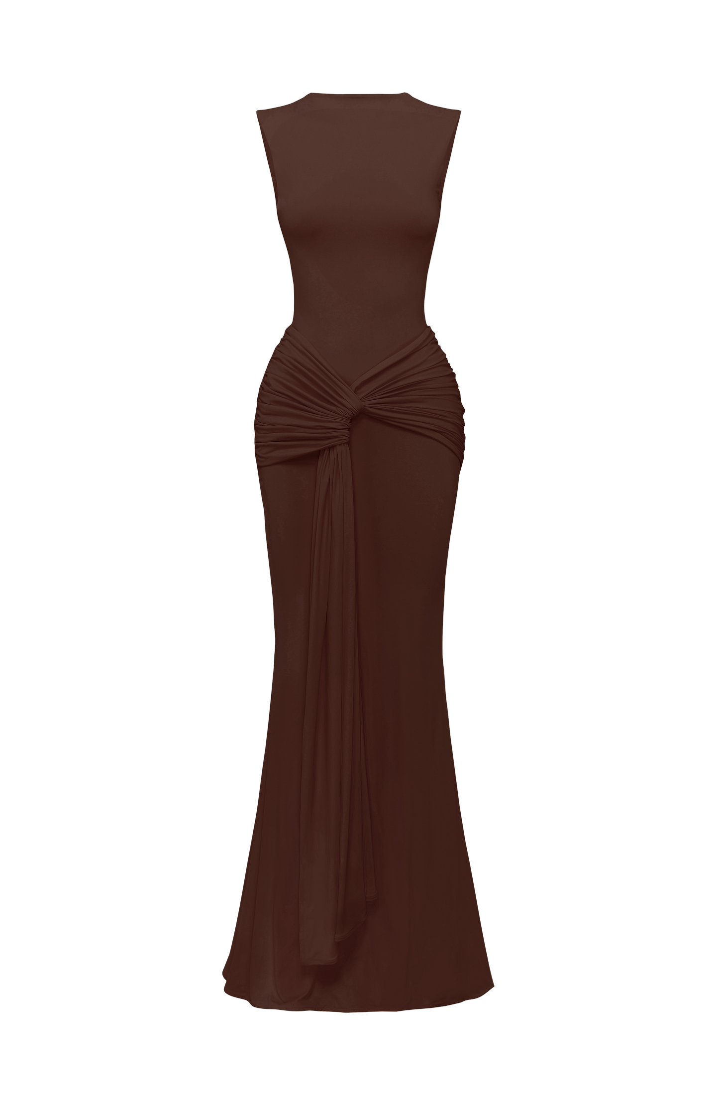 Lorenza Maxi Dress - Plum Brown