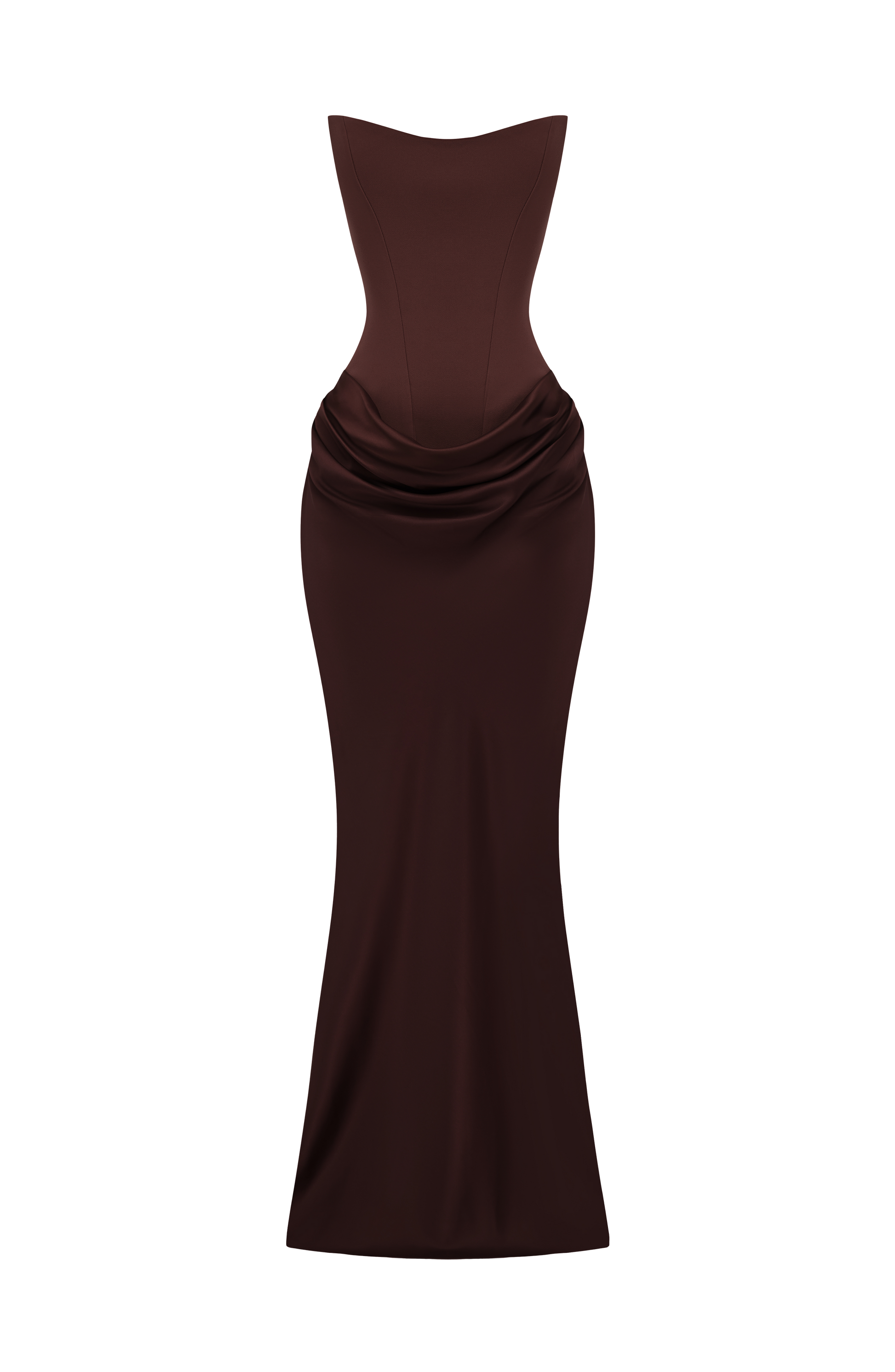Maggie Maxi Dress - Plum Brown