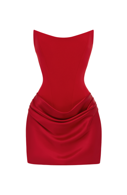Maggie Mini Dress - Red