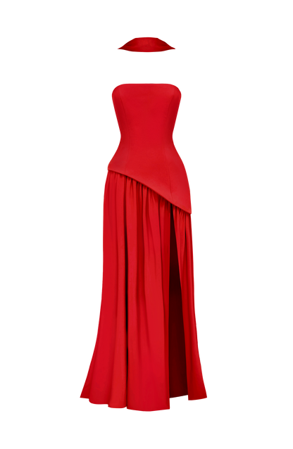 Maliyah Maxi Dress - Red