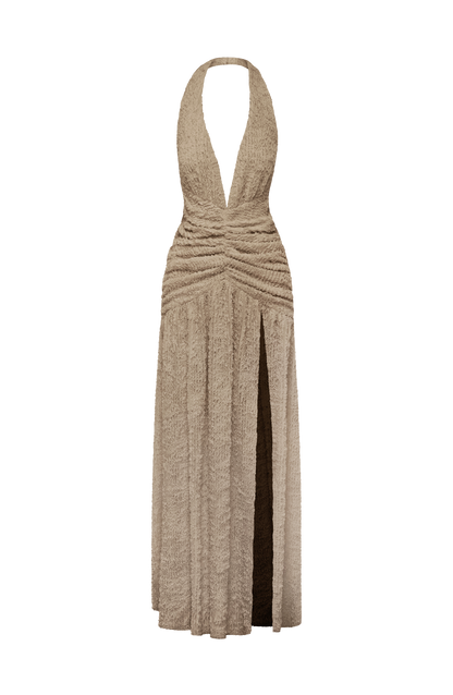 Minerva Maxi Dress - Beige