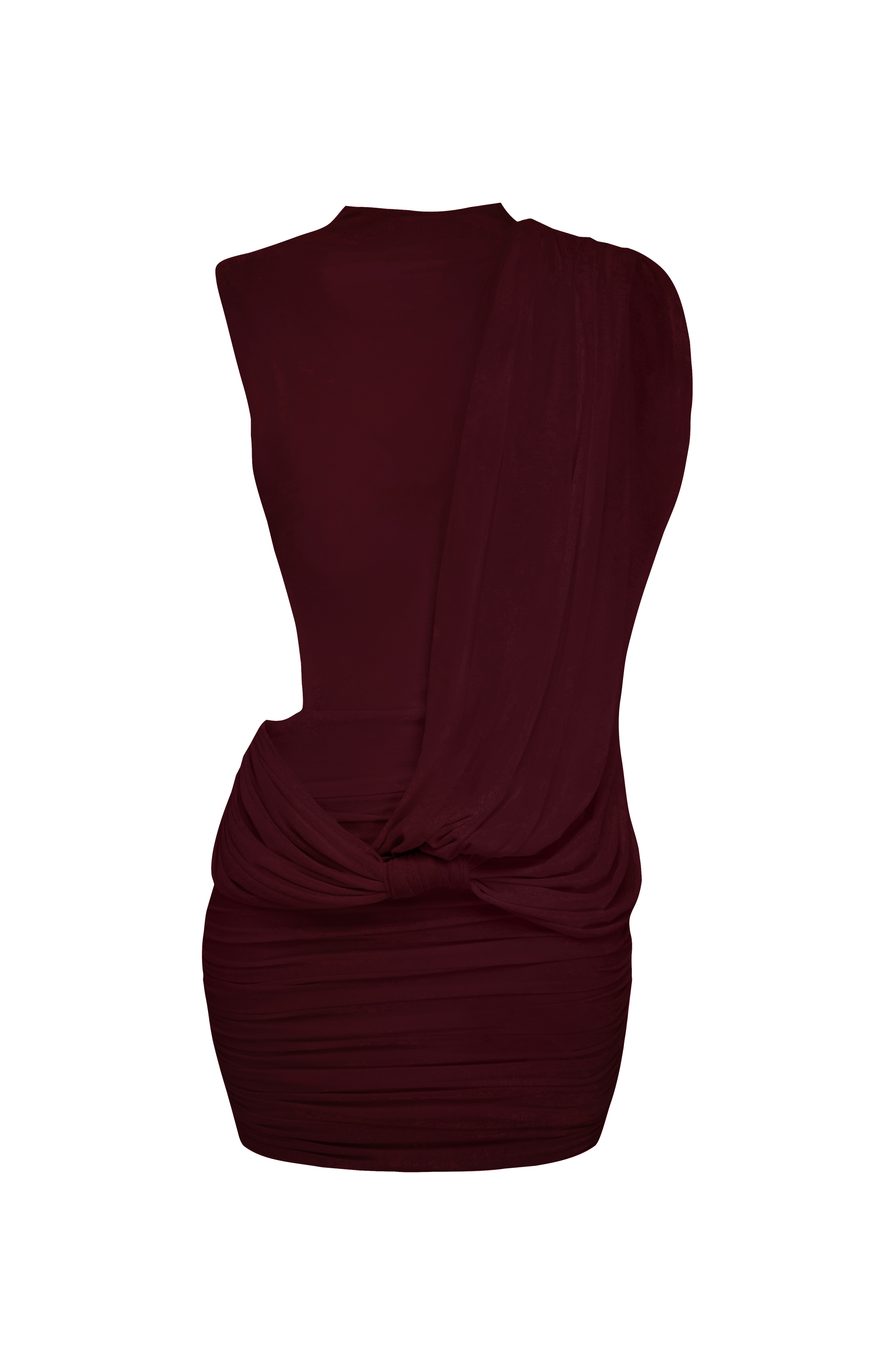 Mireya Mini Dress - Cherry Lacquer