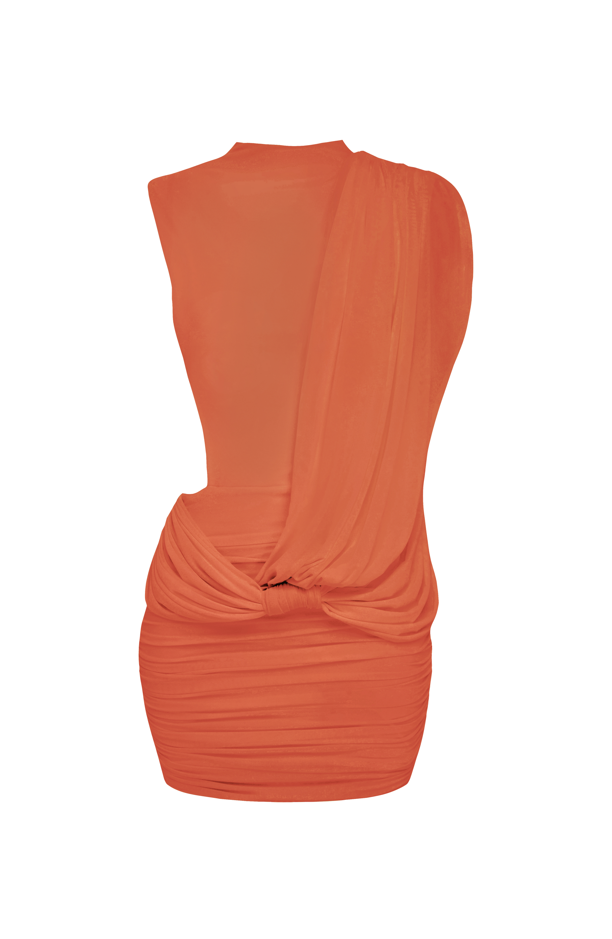 Mireya Mini Dress - Burnt Orange