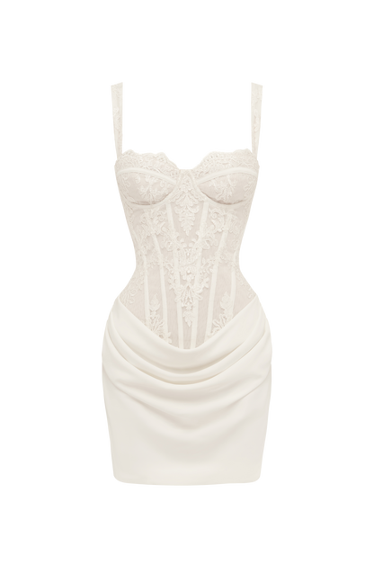 Nerina Mini Dress - Ivory