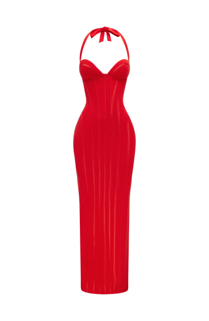 Nigella Maxi Dress - Red