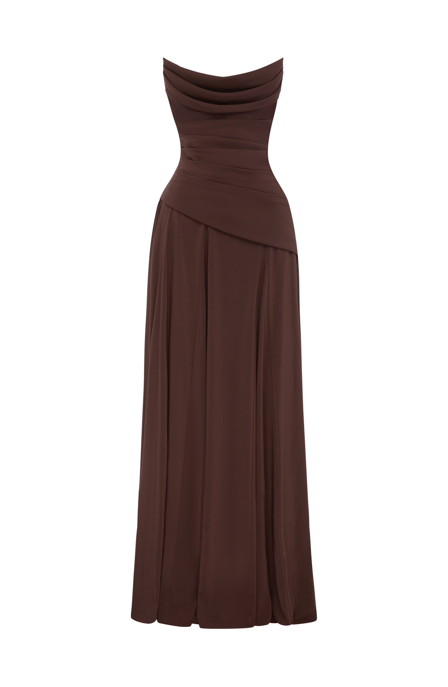 Patricia Maxi Dress - Plum Brown