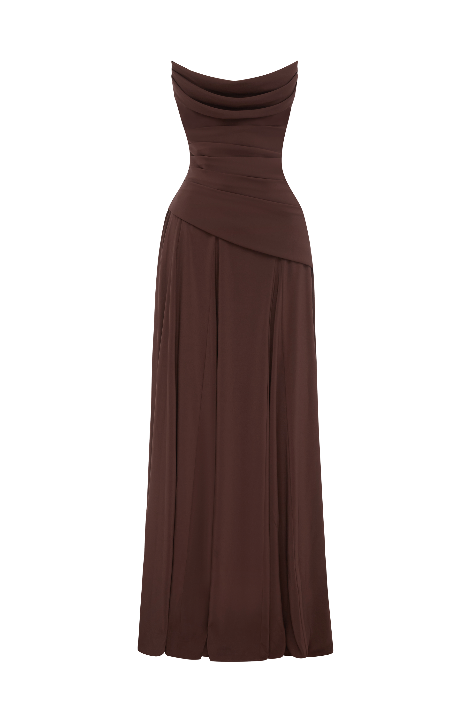 Patricia Maxi Dress - Plum Brown