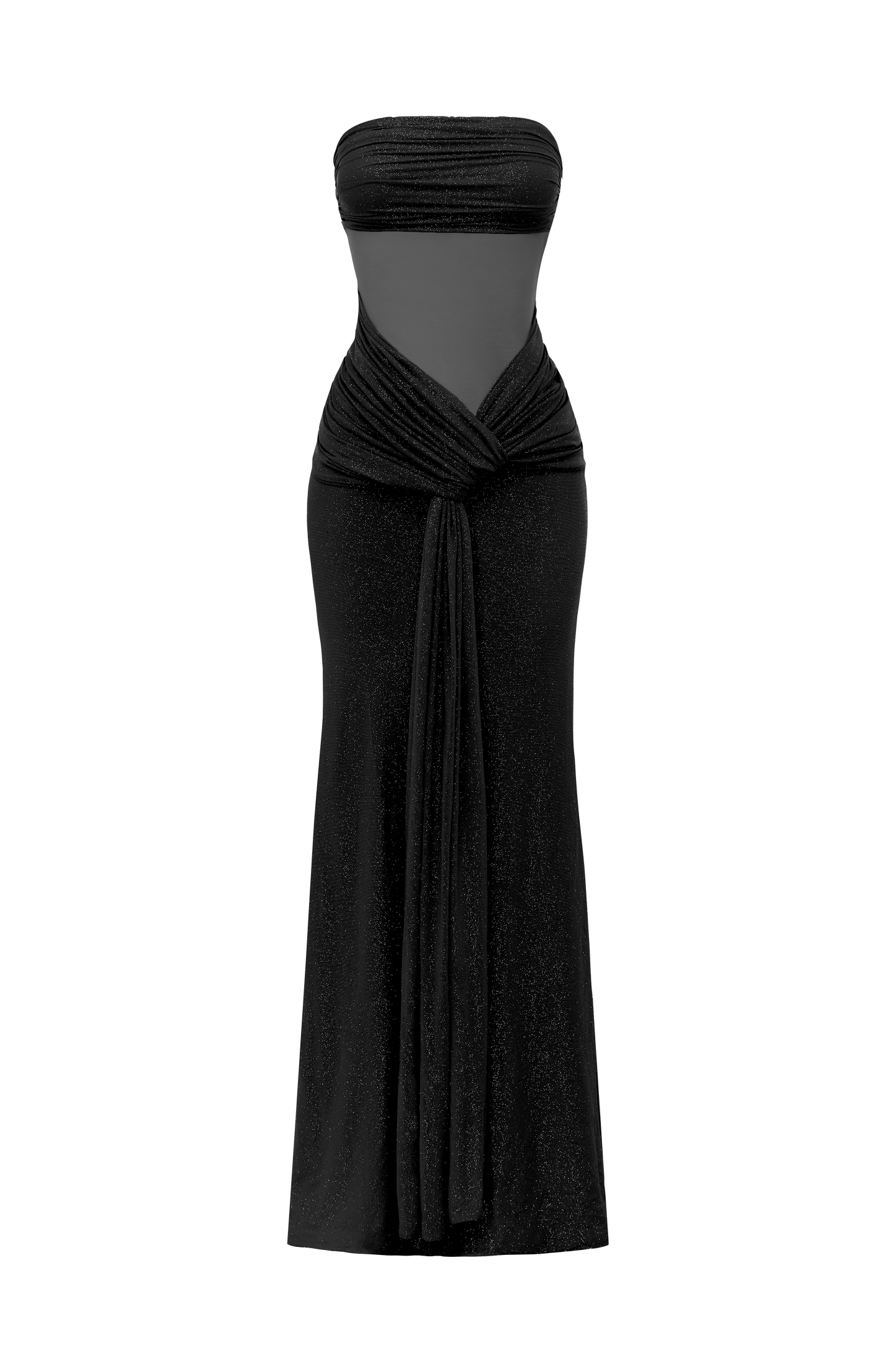 Paula Maxi Dress - Black Sparkle