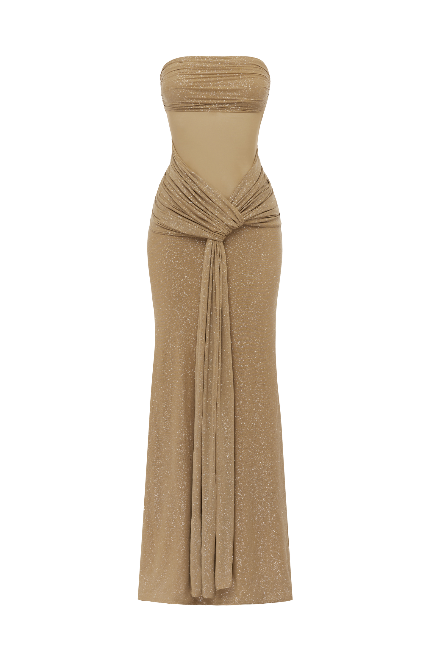 Paula Maxi Dress - Gold Sparkle