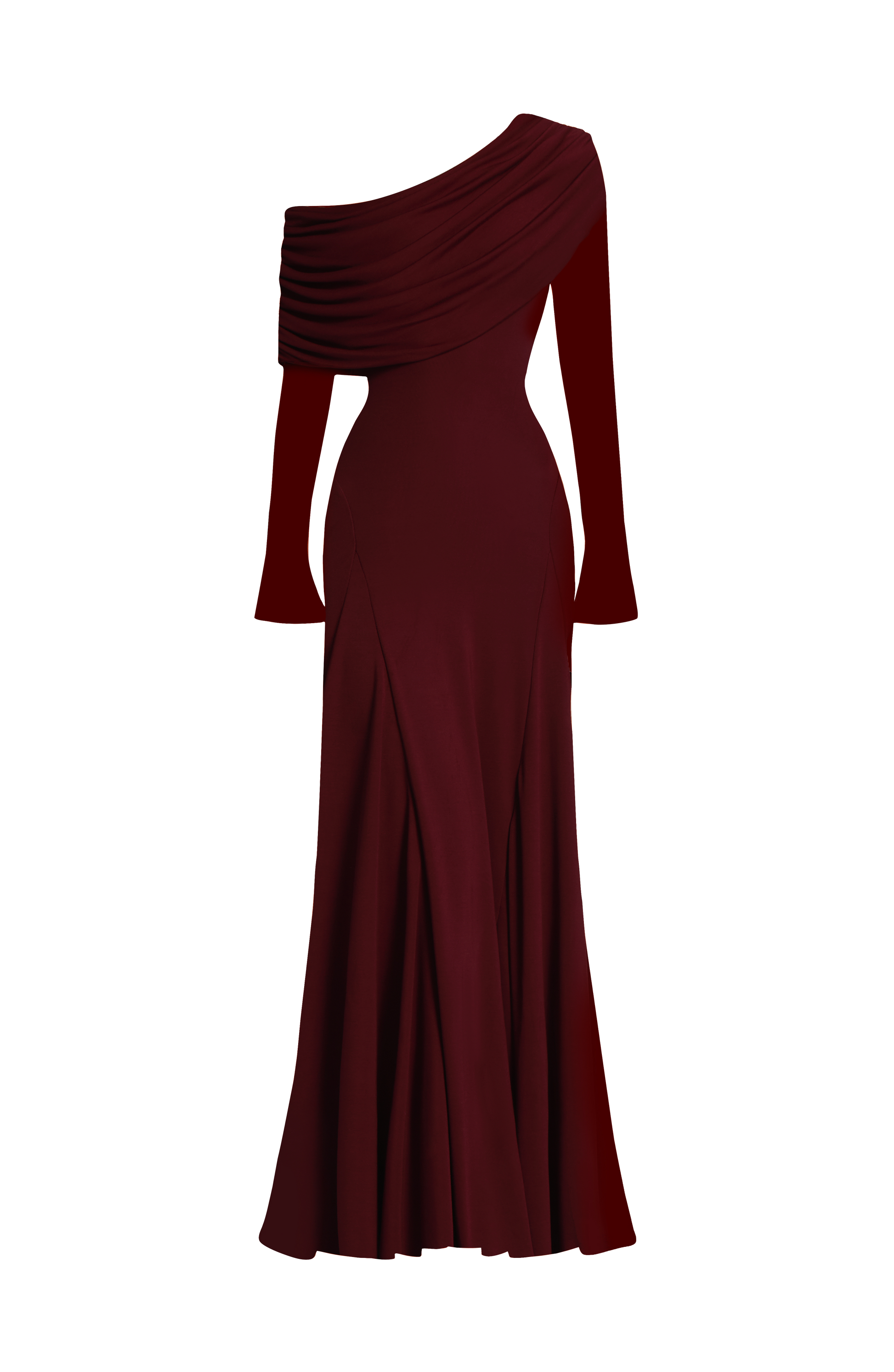 Rafaela Maxi Dress - Cherry Lacquer