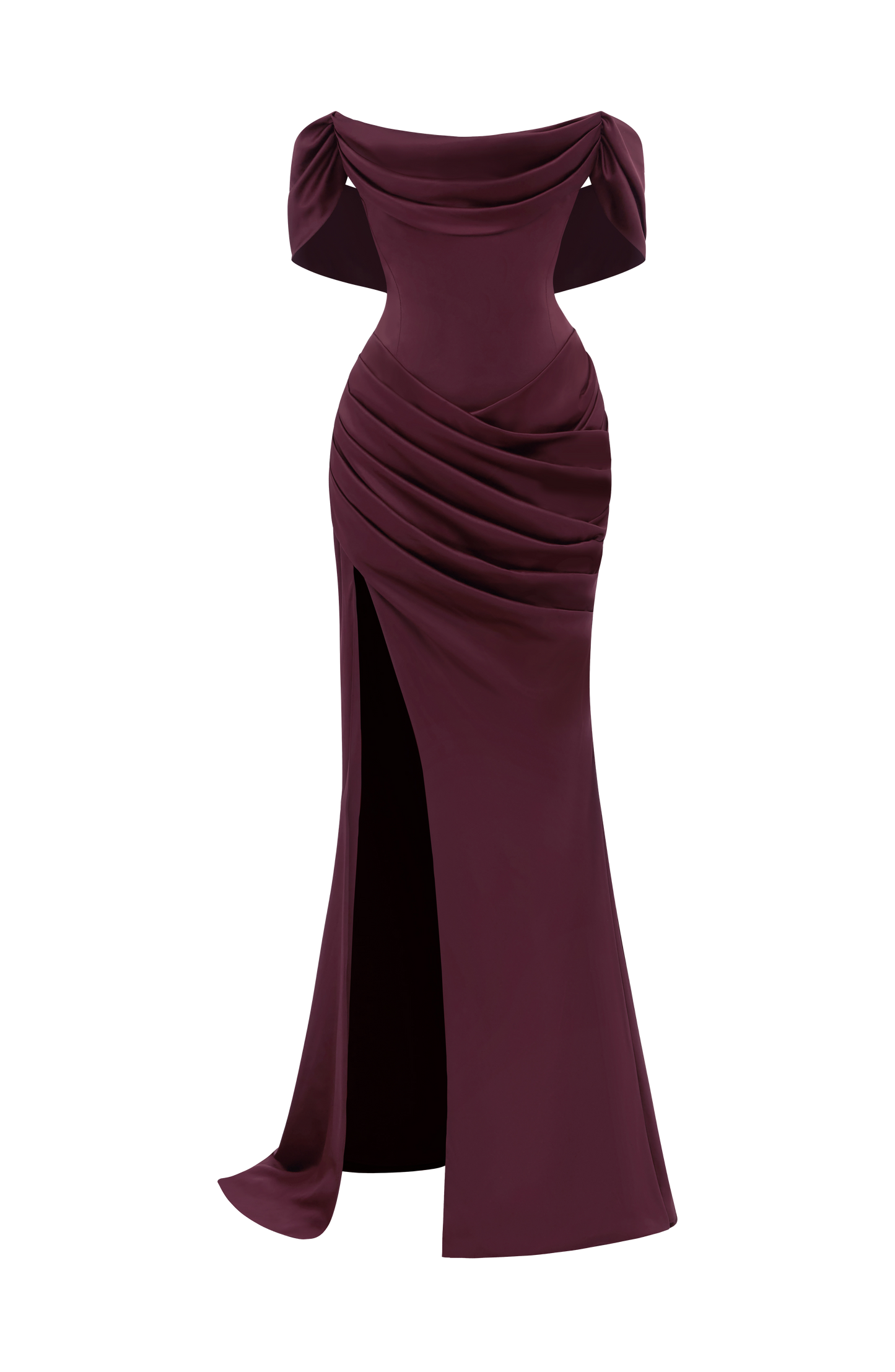 Riona Gown - Cherry Lacquer