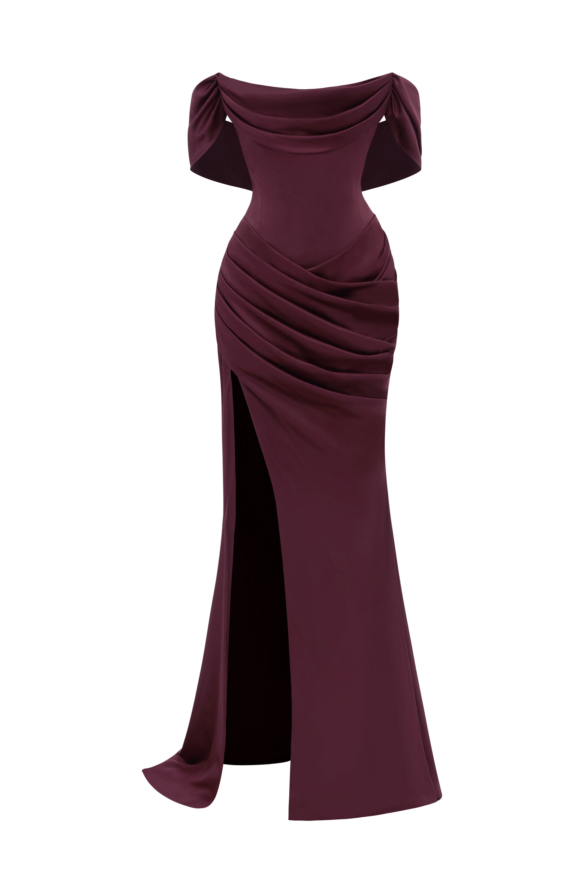 Riona Gown - Cherry Lacquer