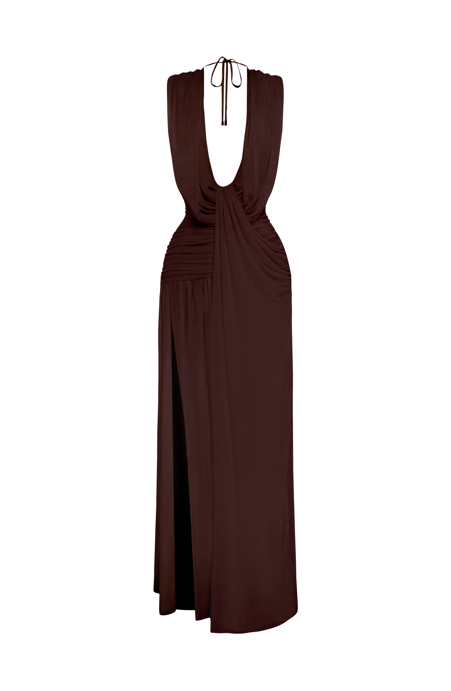 Romilly Gown - Plum Brown