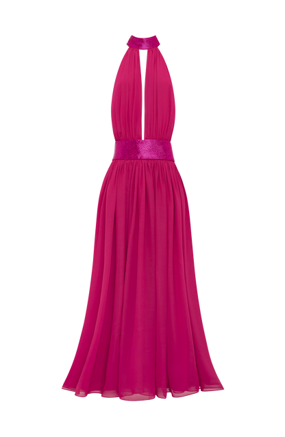 Rosalina Maxi Dress - Raspberry