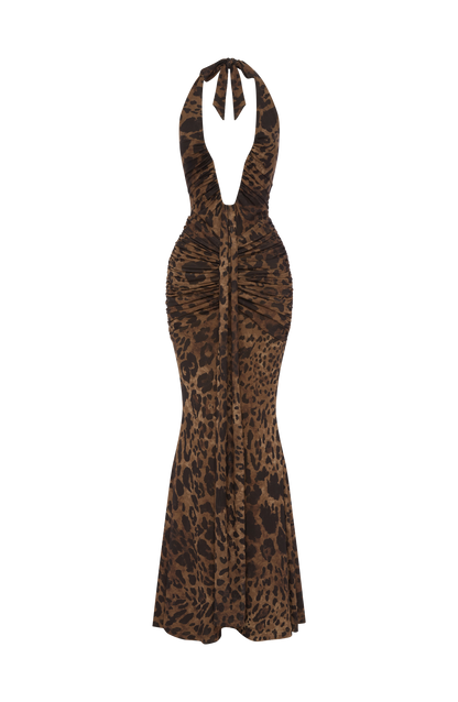 Rosetta Maxi Dress - Leopard Print