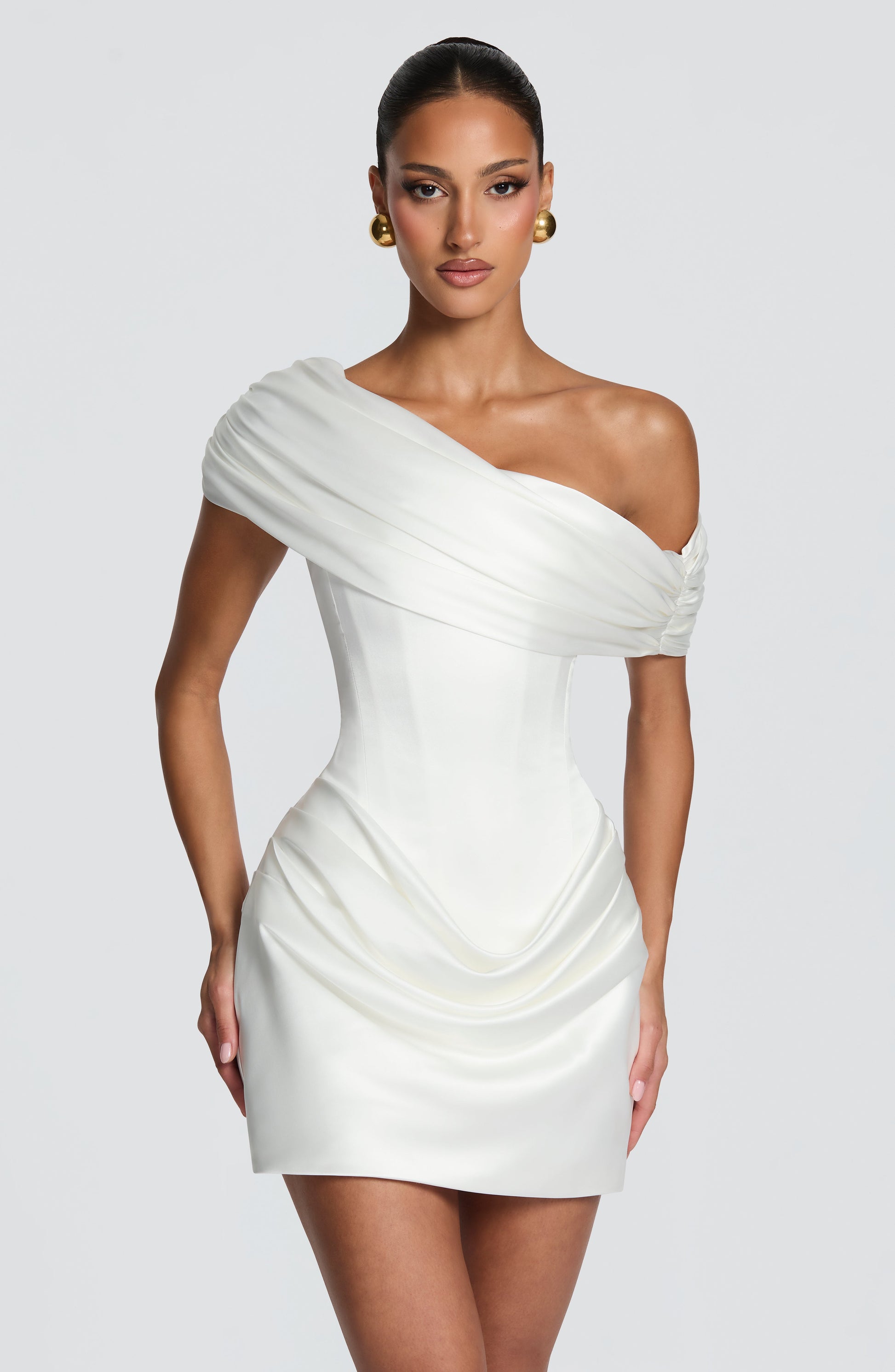 Ella Mini Dress - Ivory