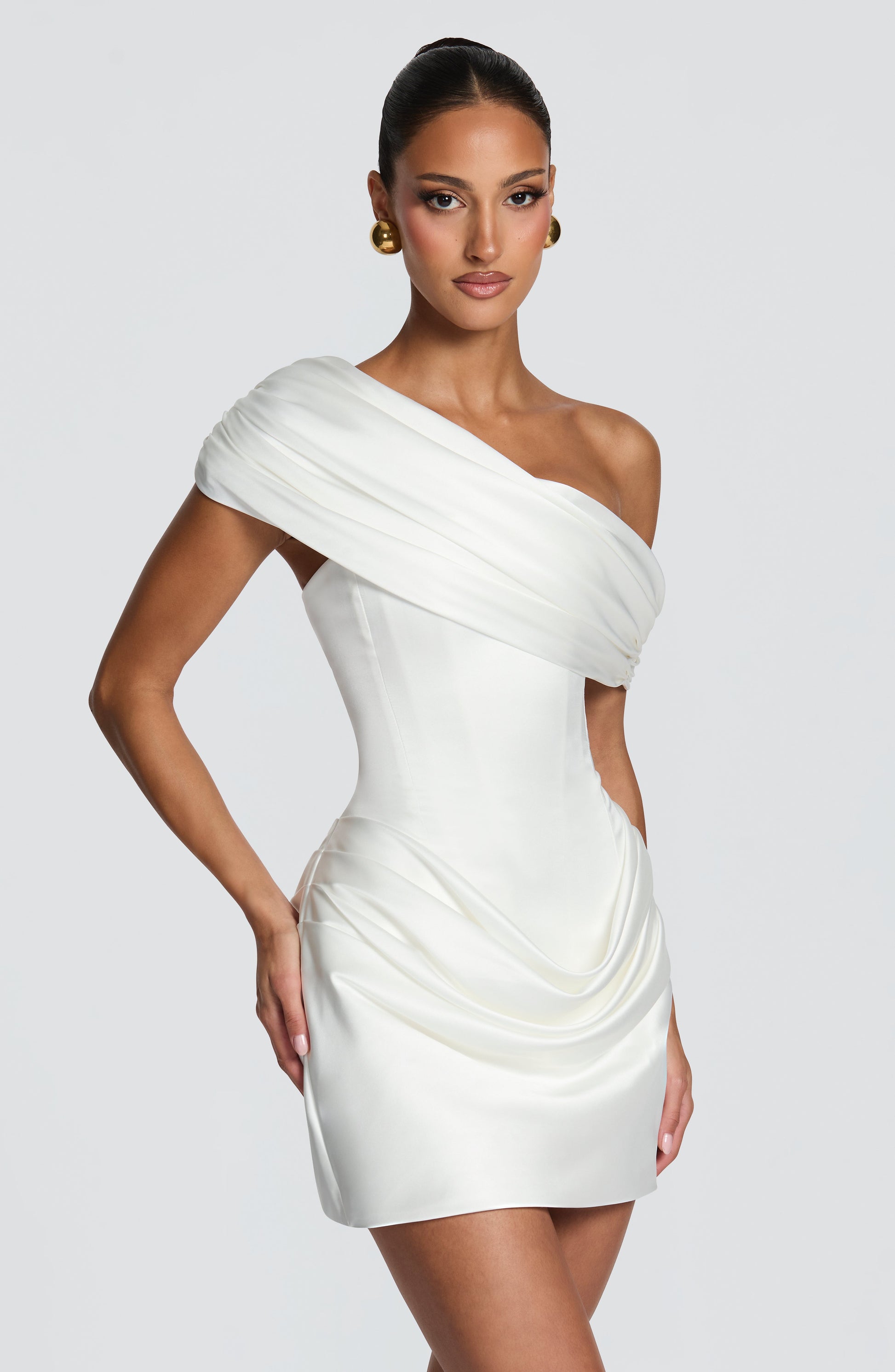Ella Mini Dress - Ivory