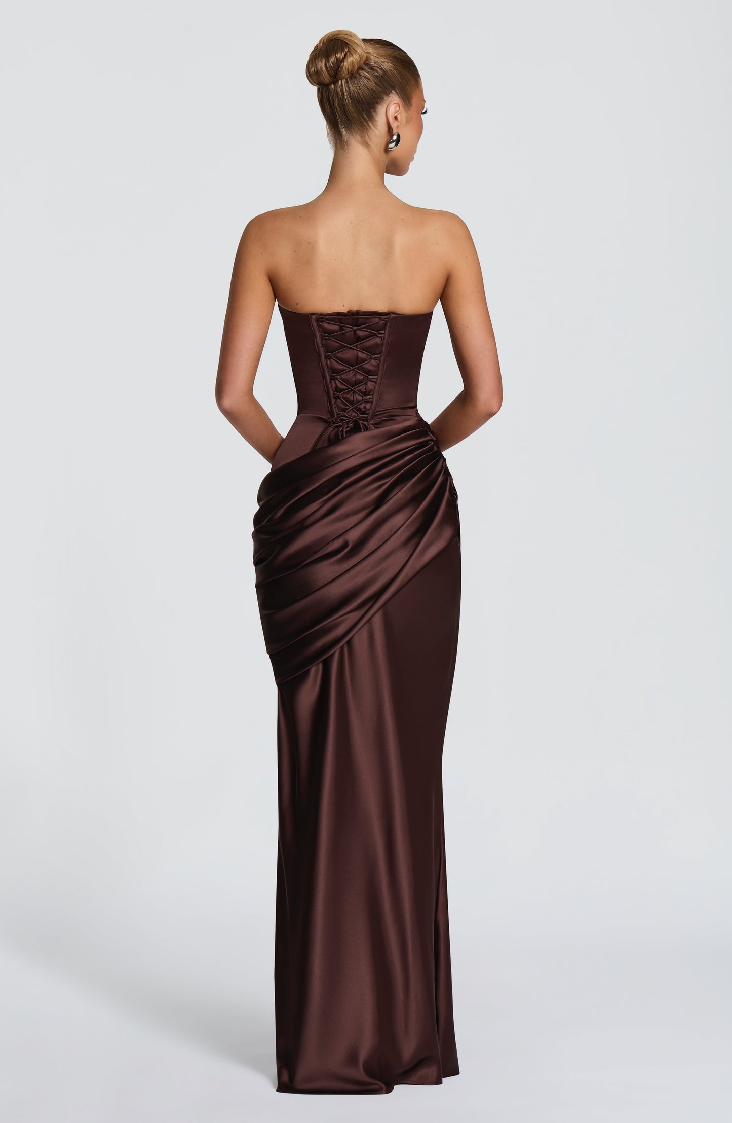 Ella Maxi Dress - Plum Brown