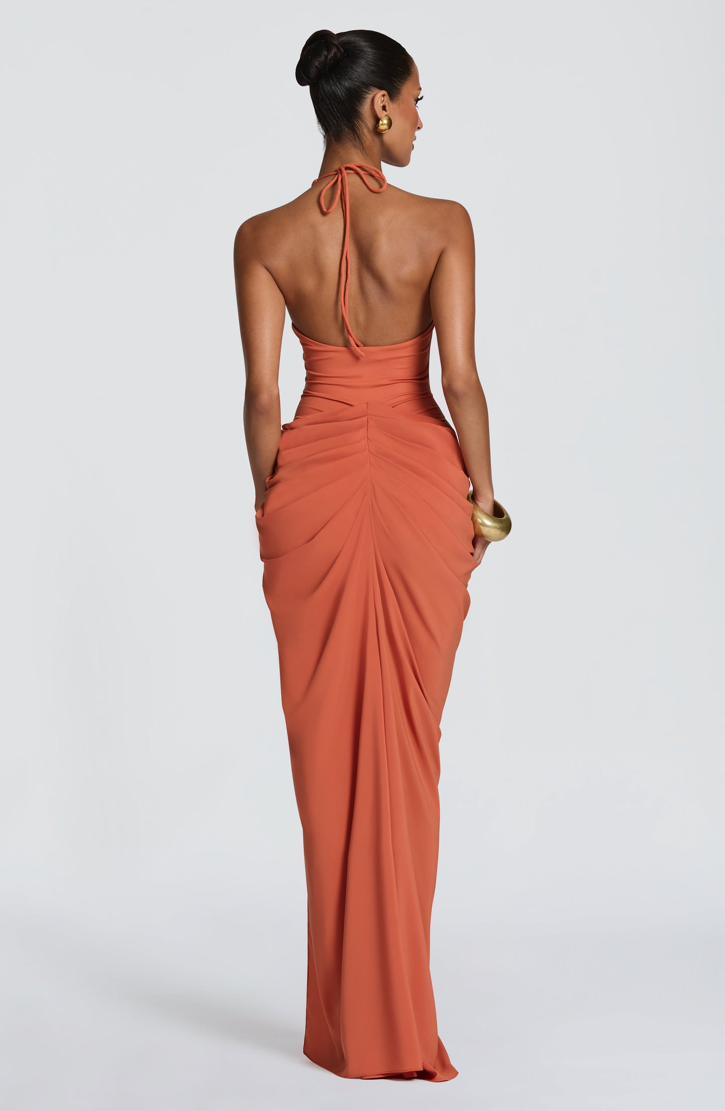 Adele Maxi Dress - Burnt Orange