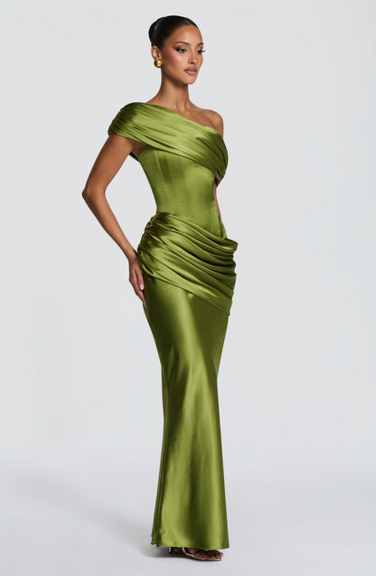 Ella Maxi Dress - Olive