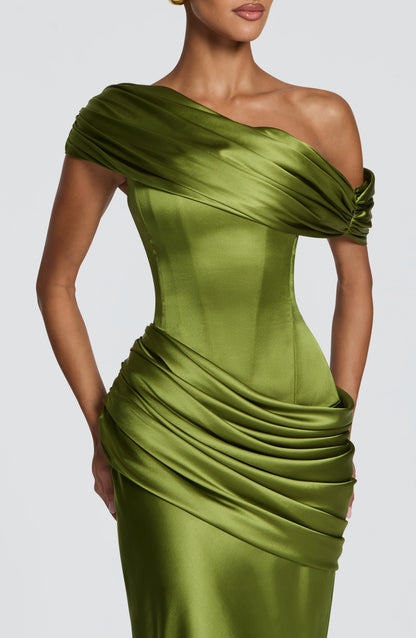Ella Maxi Dress - Olive