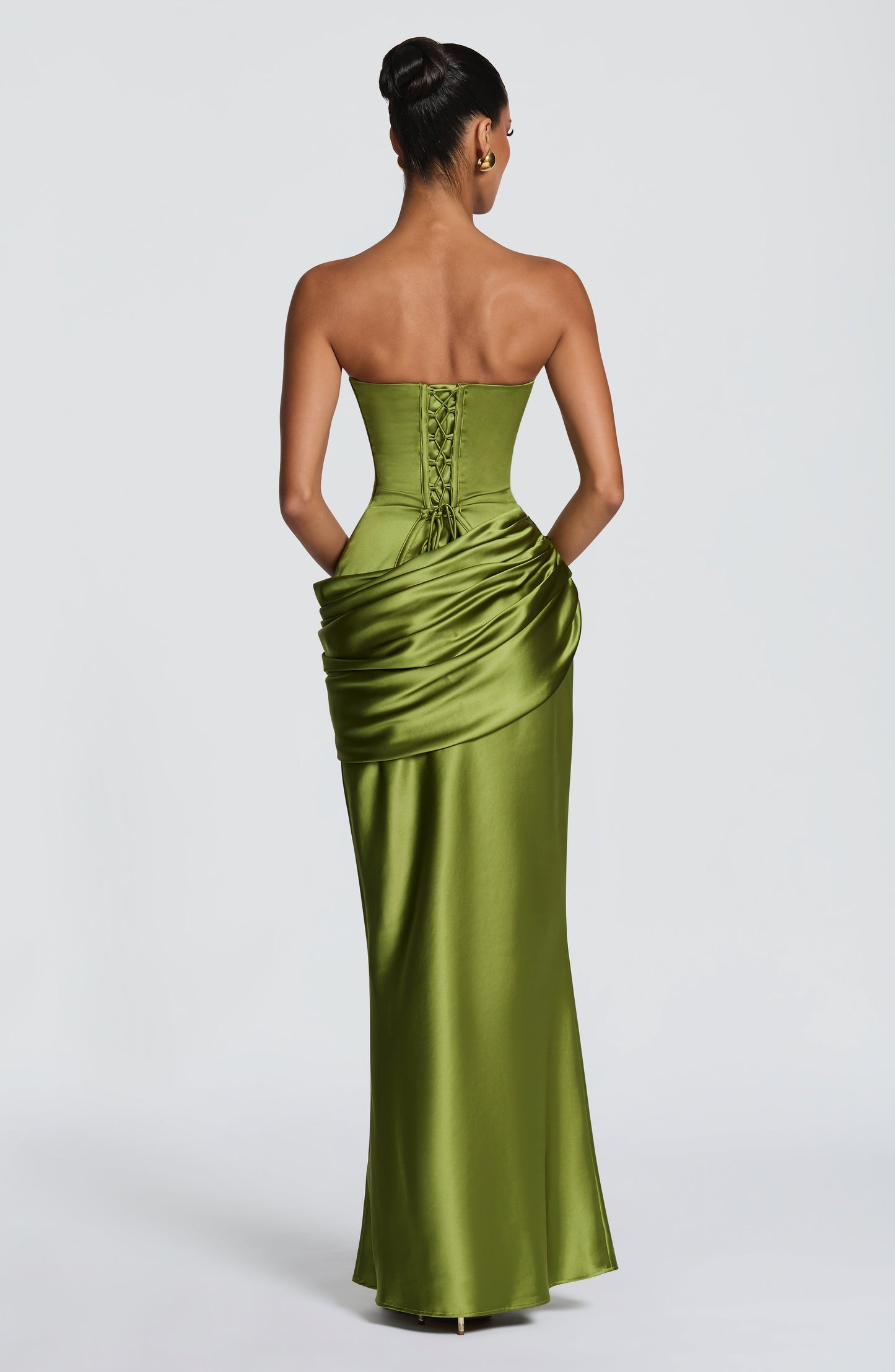 Ella Maxi Dress - Olive