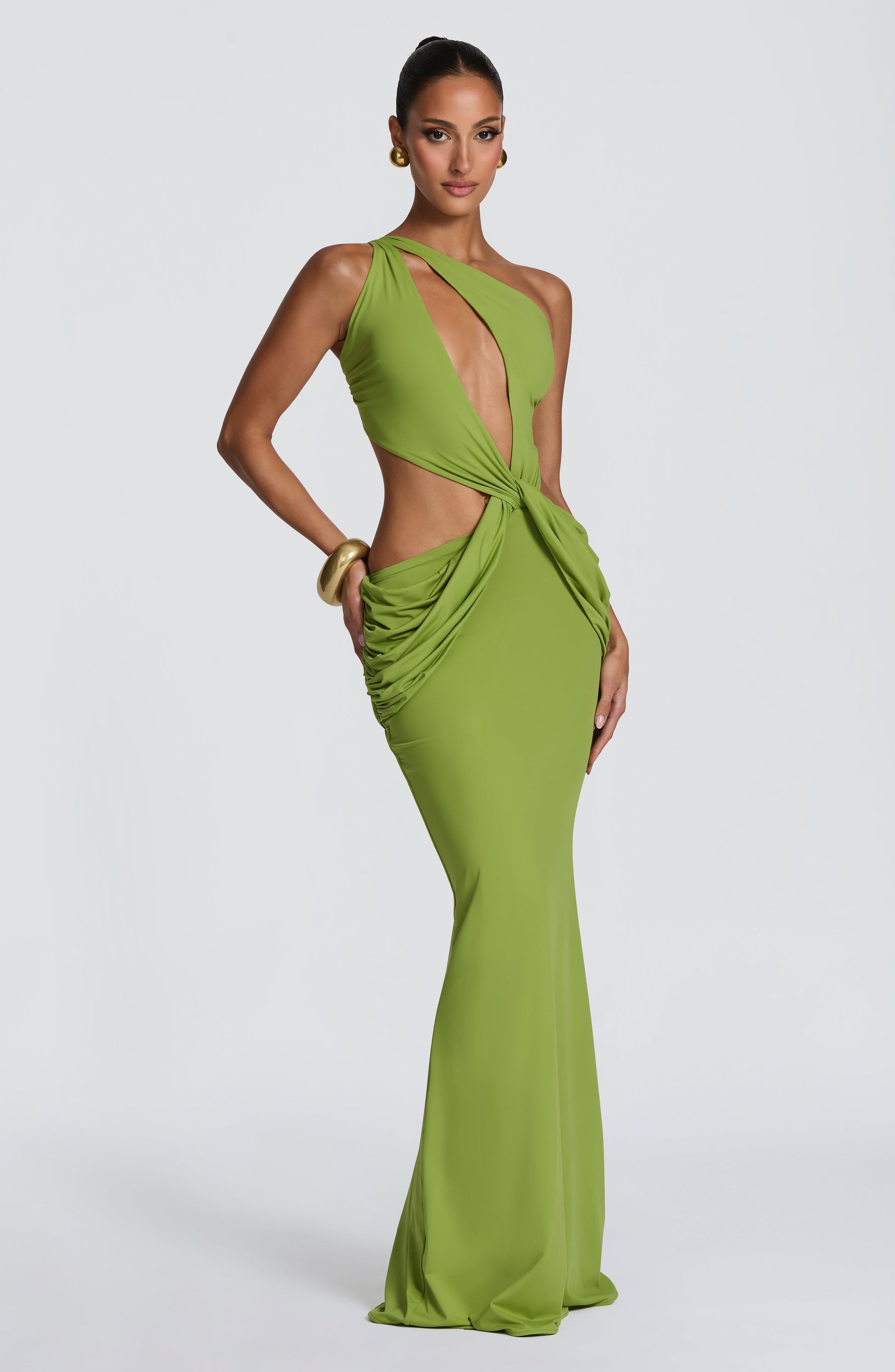 Onyx Maxi Dress - Olive