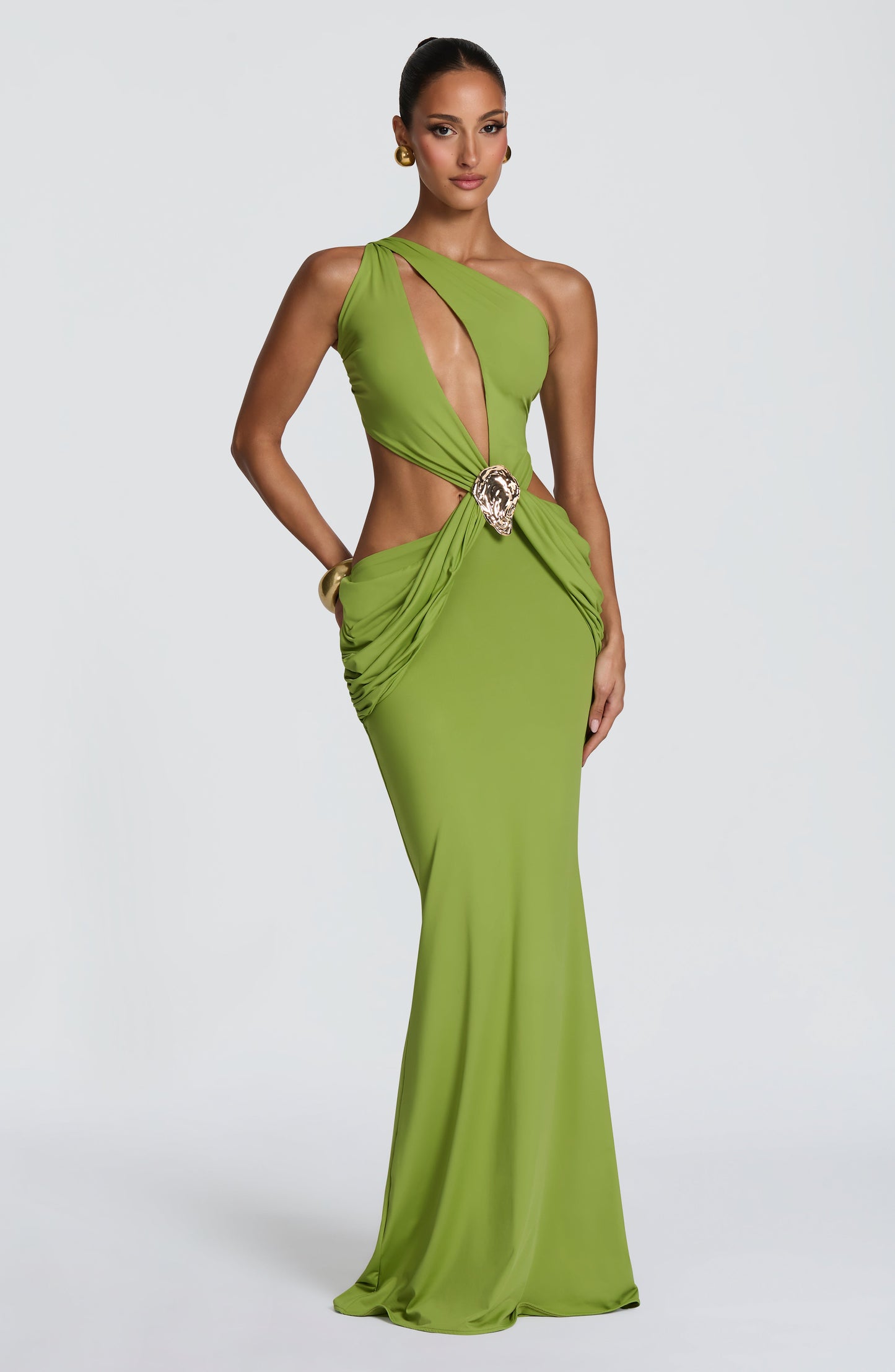 Onyx Maxi Dress - Olive