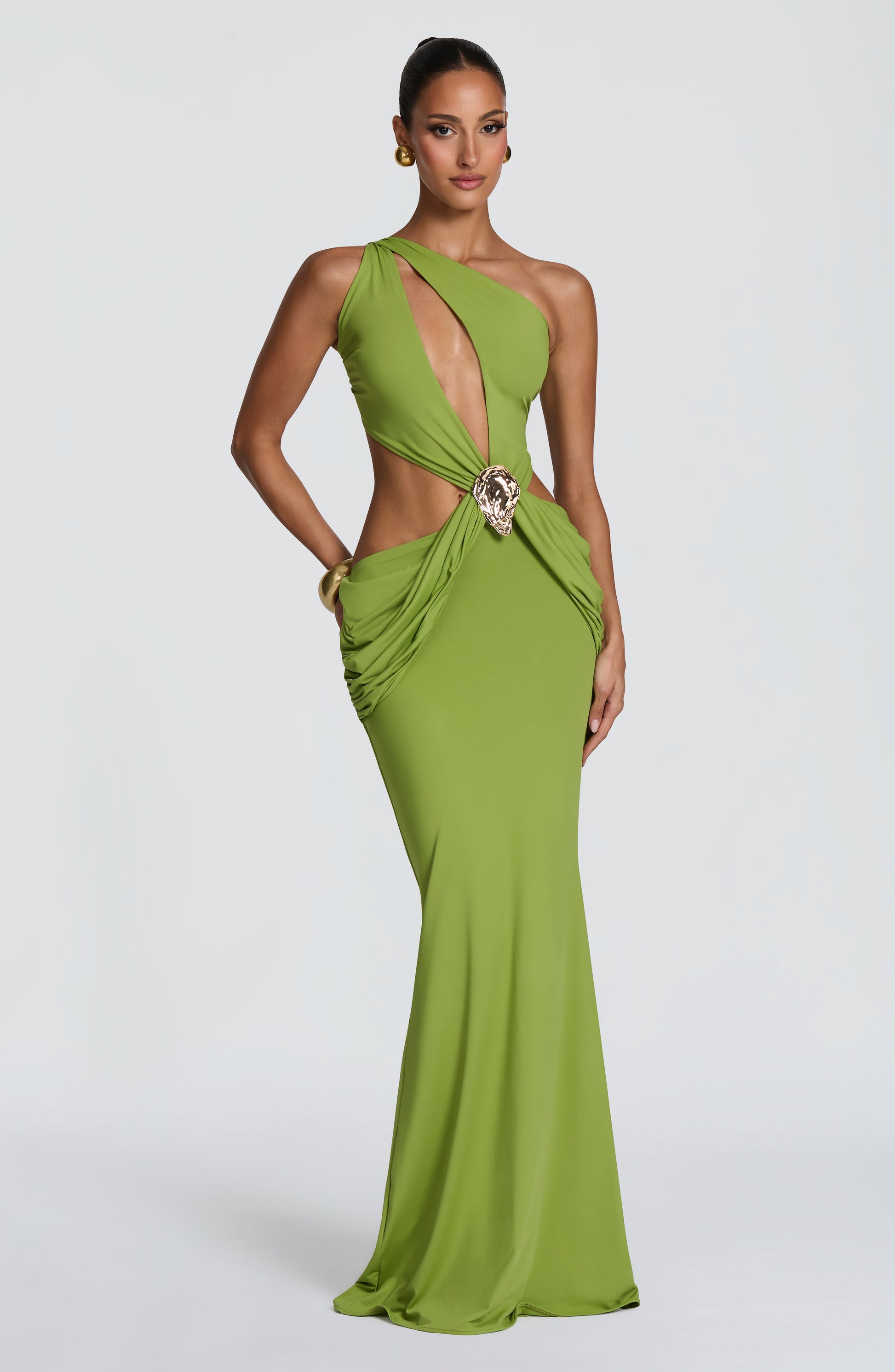 Onyx Maxi Dress - Olive