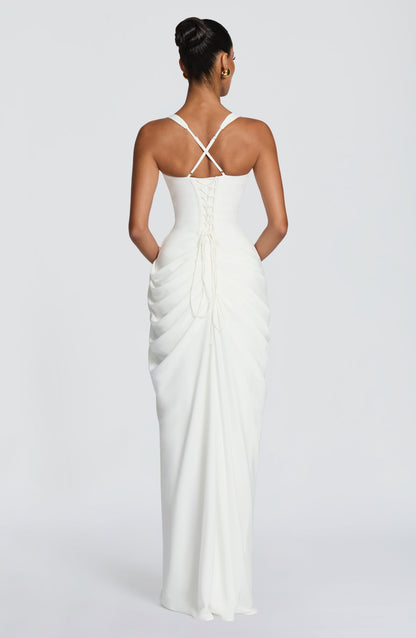 Elara Maxi Dress - Ivory