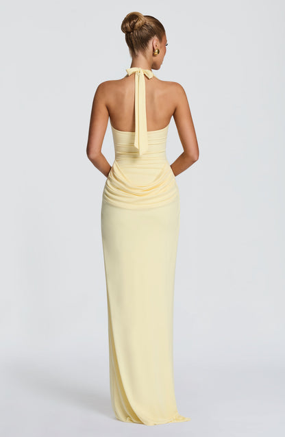 Sharona Maxi Dress - Lemon