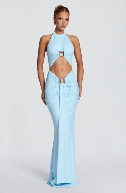 Aesha Maxi Dress - Sky Blue