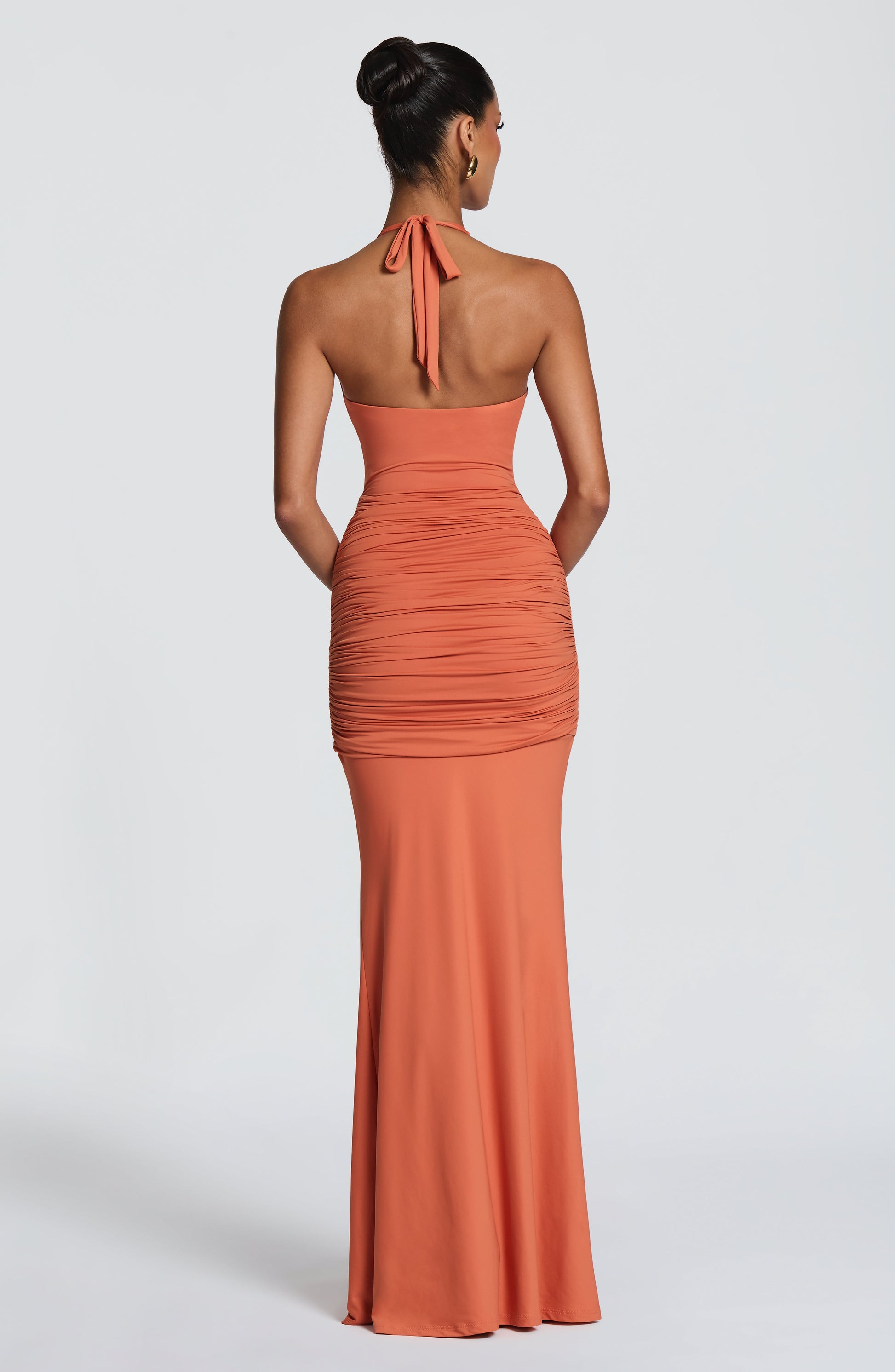 Aesha Maxi Dress - Burnt Orange