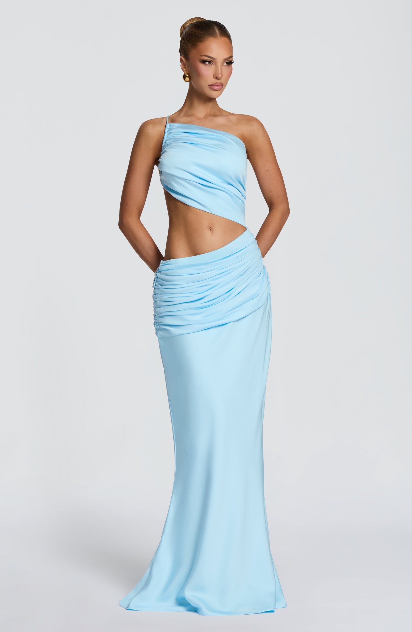 Meadow Maxi Dress - Sky Blue