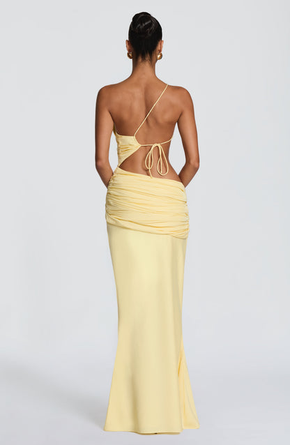Meadow Maxi Dress - Lemon