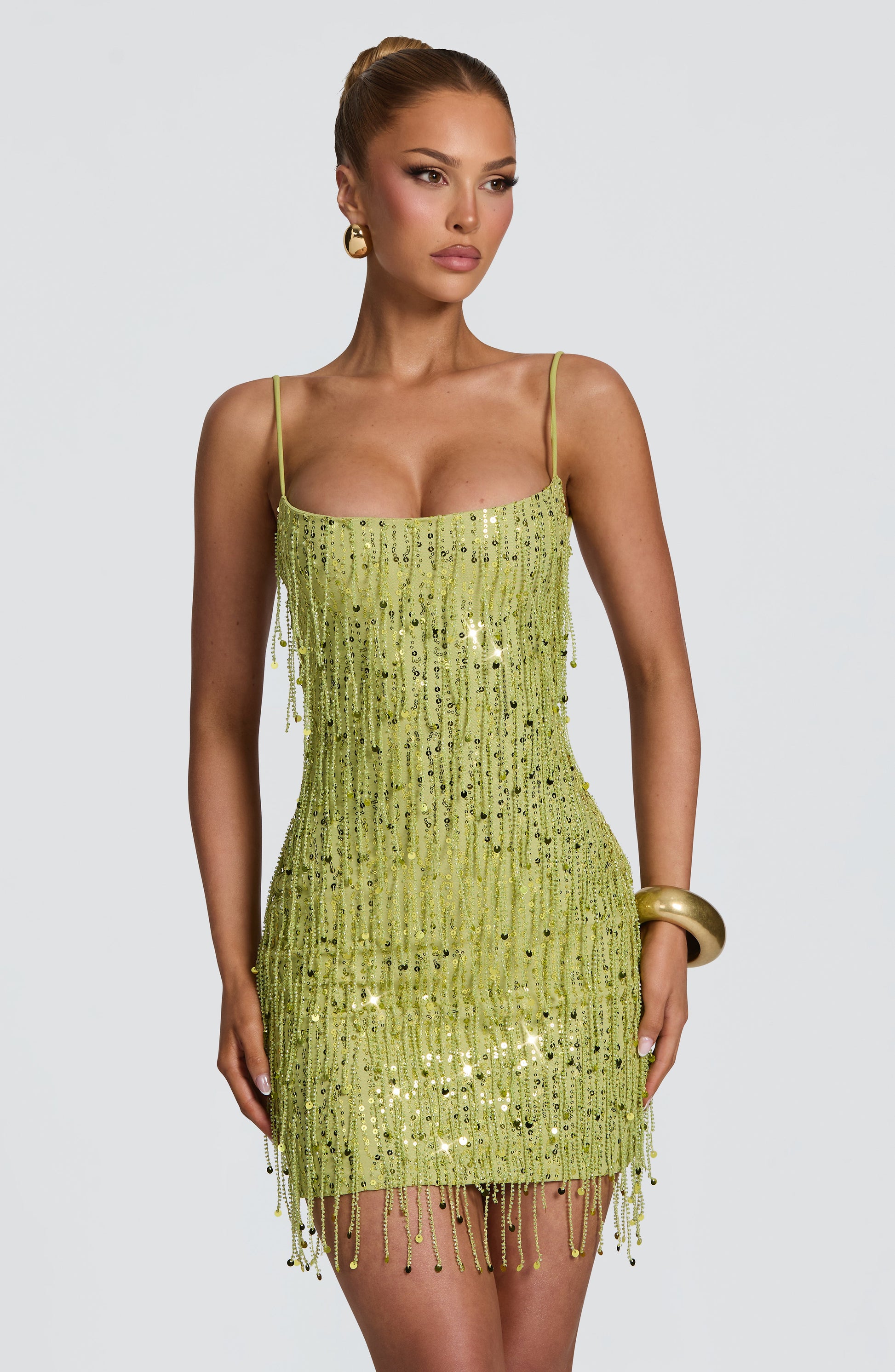 Blaise Mini Dress - Olive