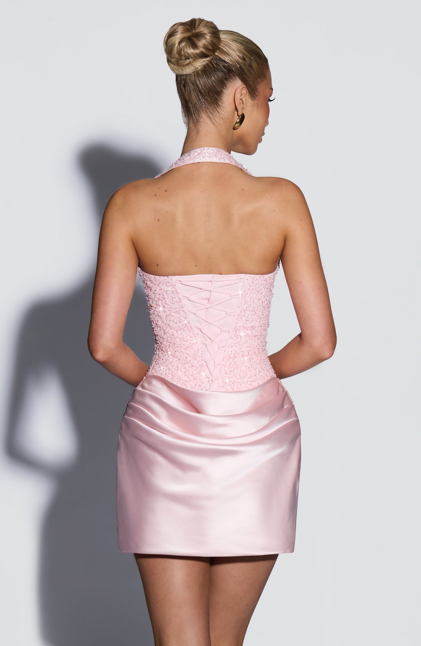 Nour Mini Dress - Blush