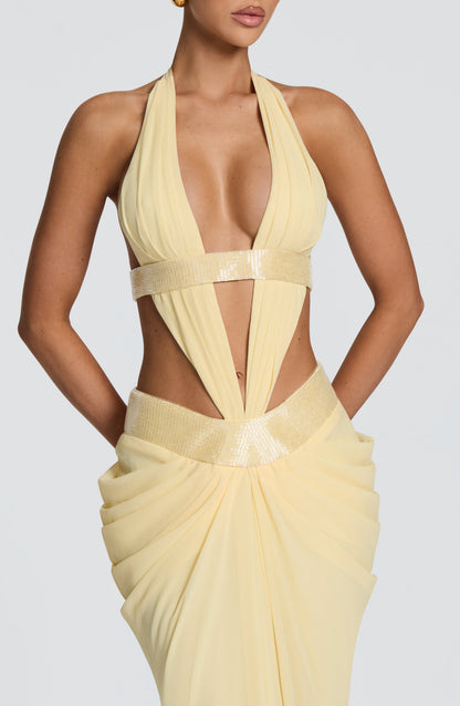 Sophie Maxi Dress - Lemon