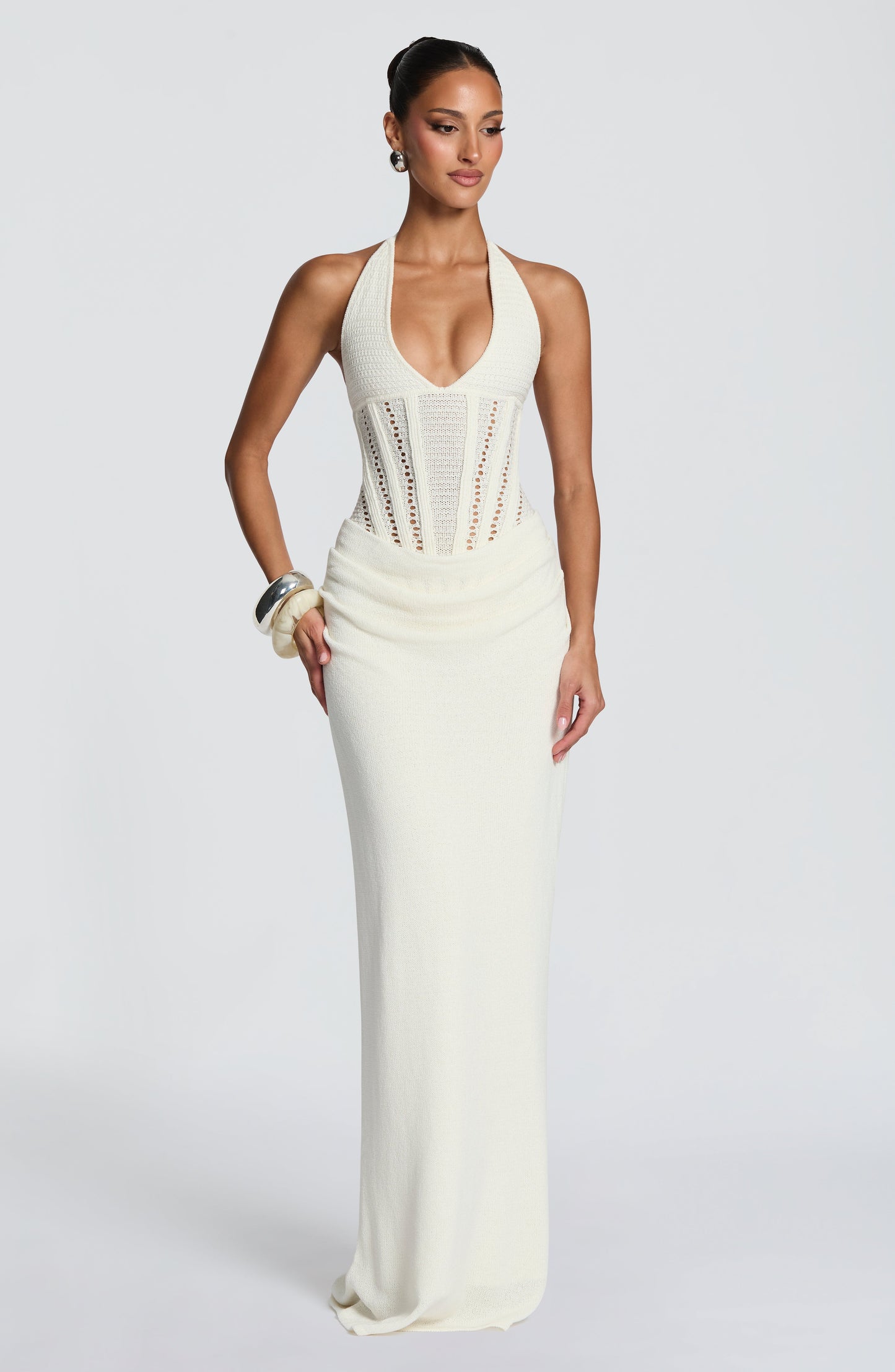 Neeka Maxi Dress - Ivory