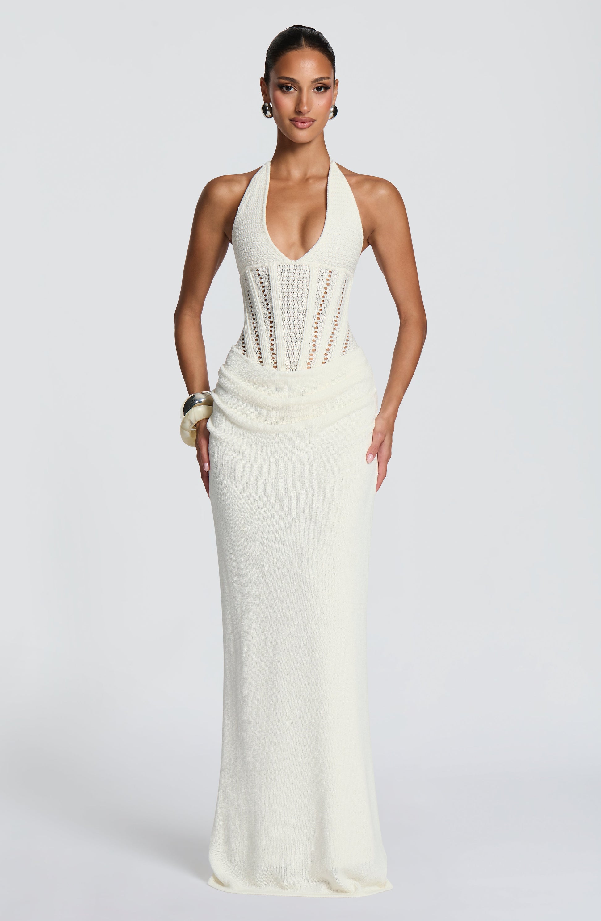 Neeka Maxi Dress - Ivory