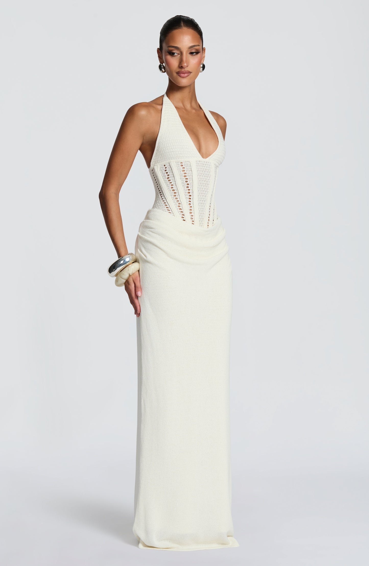 Neeka Maxi Dress - Ivory